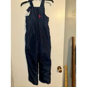 U.S Polo assn Ski  Bib Snow suit Pants Overall  Youth Medium 10 12 Adjustable